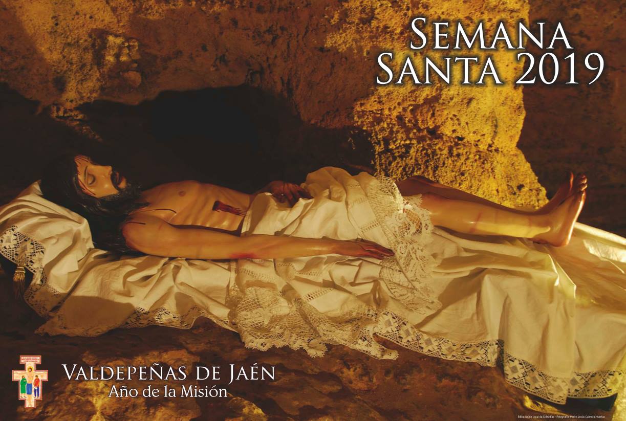 Cartel de Semana Santa en Valdepeñas de Jaén 2019